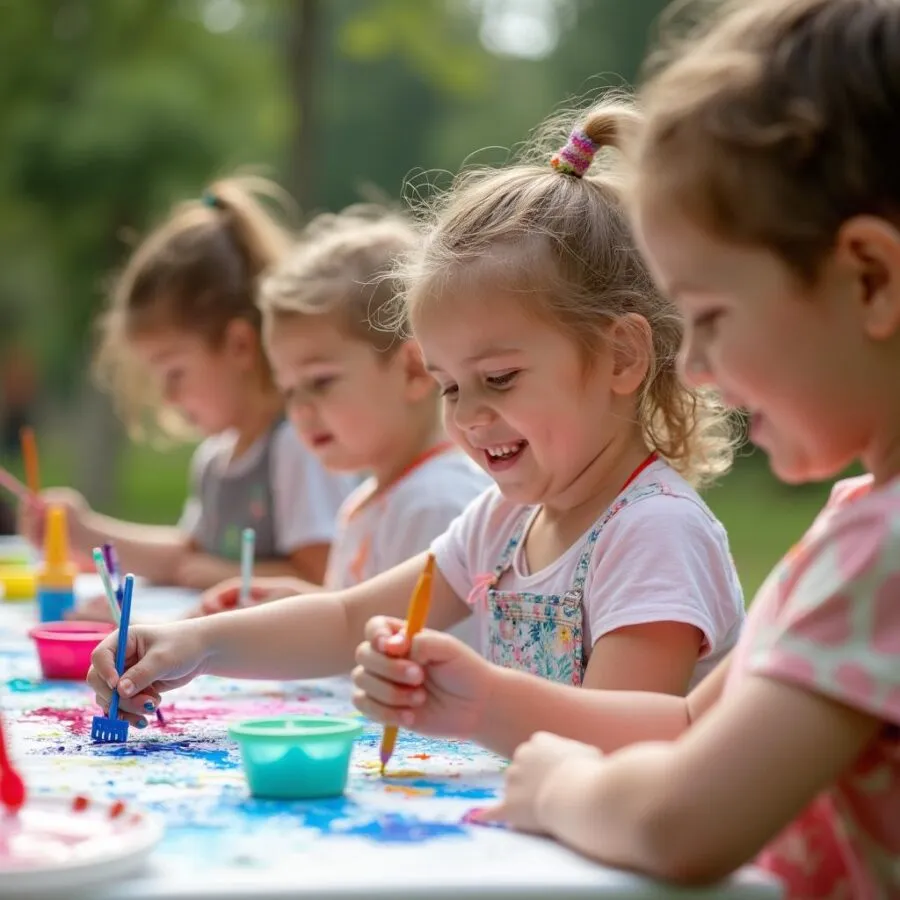 Kreatywne pomysły na malowanie z dziećmi w domu: Ekologiczne i dostępne materiały