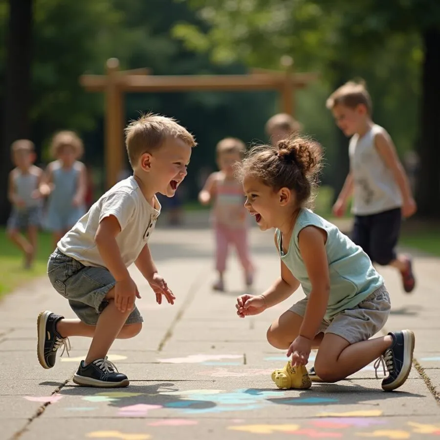 Stare zabawy podwórkowe, które kształtowały nasze dzieciństwo i rozwijały umiejętności społeczne dzieci