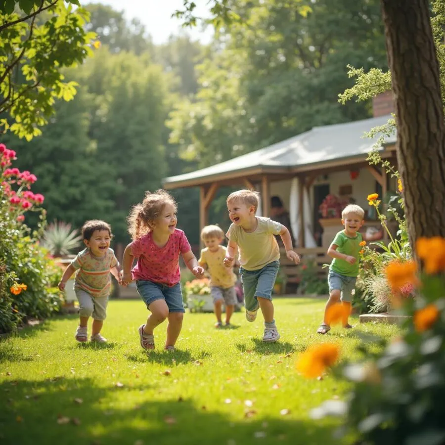 Pogodne dni: ciekawe pomysły na zabawę w ogrodzie dla dzieci i rodzin