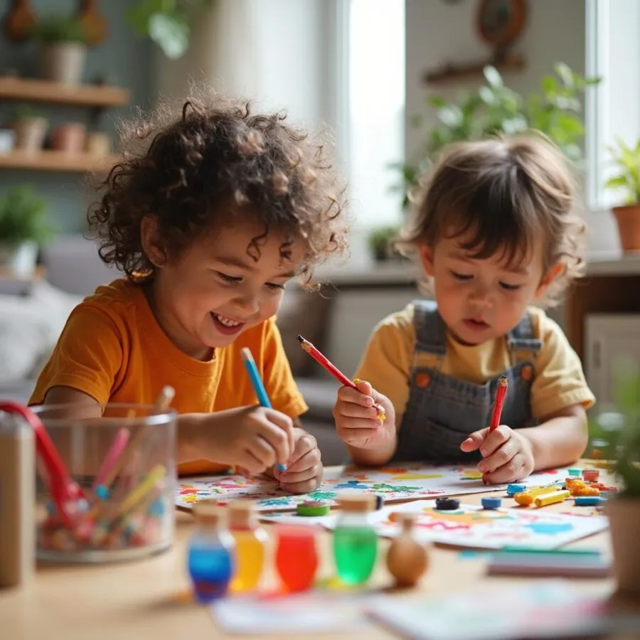 Kreatywne zabawy dla dzieci w domu: 10+ pomysłów na wesołe i edukacyjne aktywności